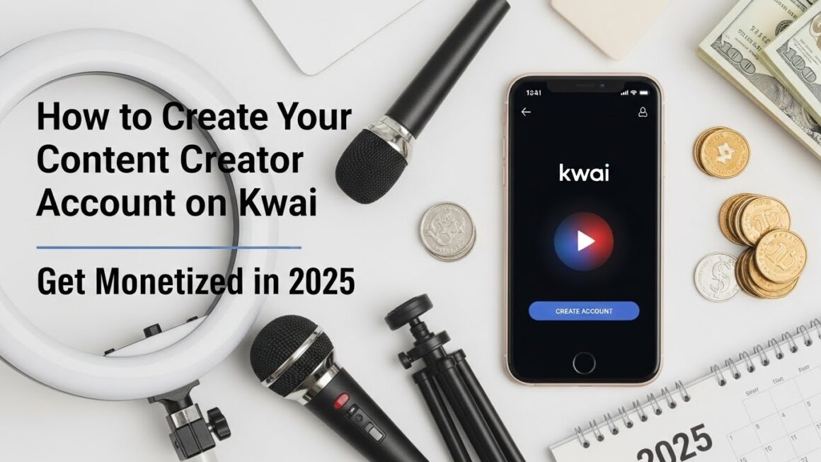 Como Criar Sua Conta de Criador de Conteúdo no Kwai e Ser Monetizado em 2025
