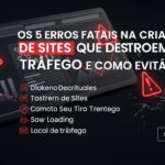 Os 5 Erros Fatais na Criação de Sites Que Destroem Seu Tráfego e Como Evitá-los