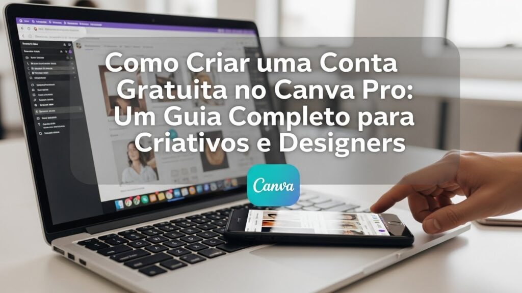 Como Criar Conta no Canva Pro Grátis: Guia Completo Para Criativos e Designers